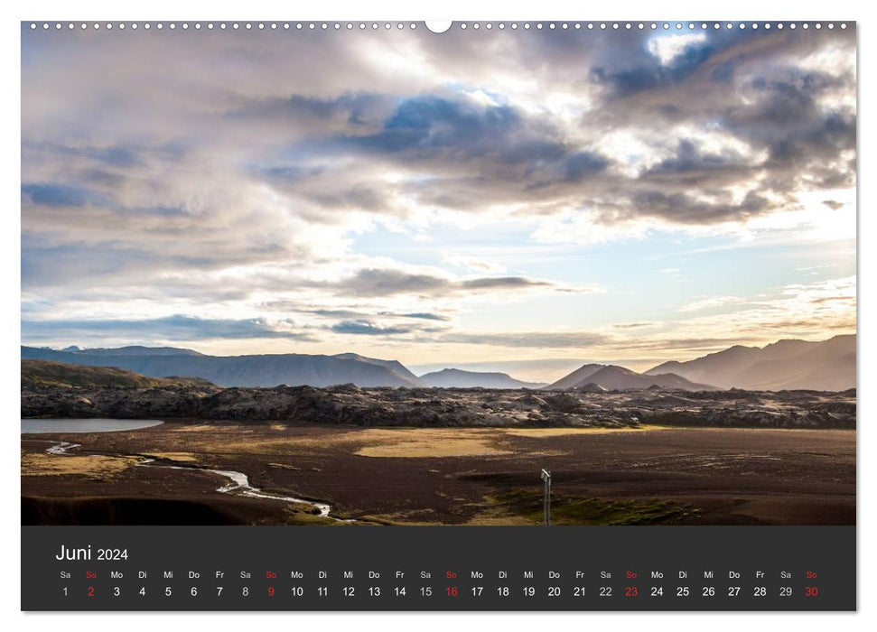 Iceland Highlights (CALVENDO Wall Calendar 2024) 
