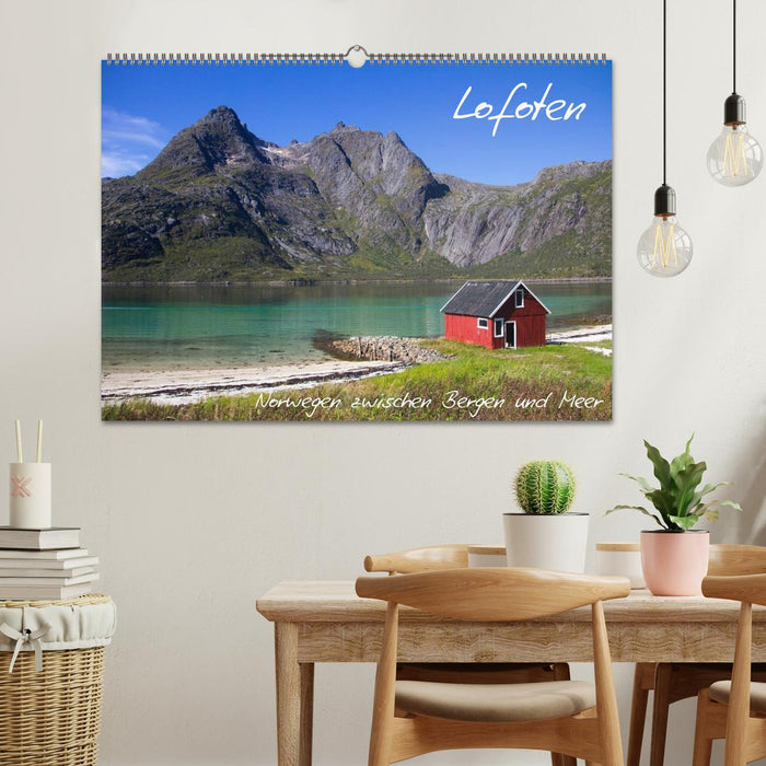 Lofoten - Norvège entre montagnes et mer (Calendrier mural CALVENDO 2024) 