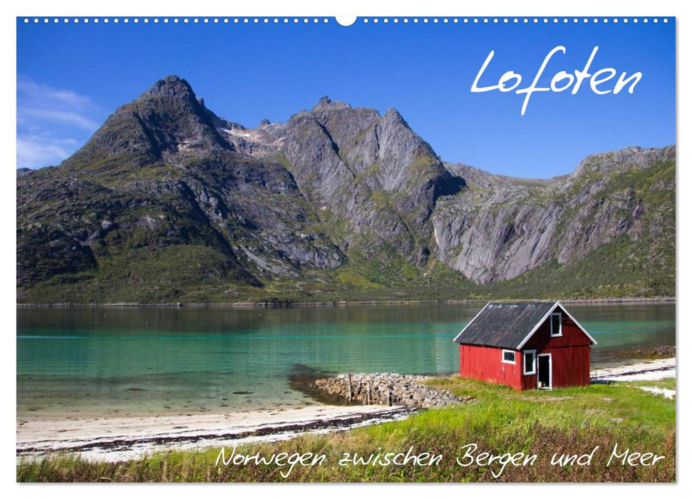 Lofoten - Norvège entre montagnes et mer (Calendrier mural CALVENDO 2024) 