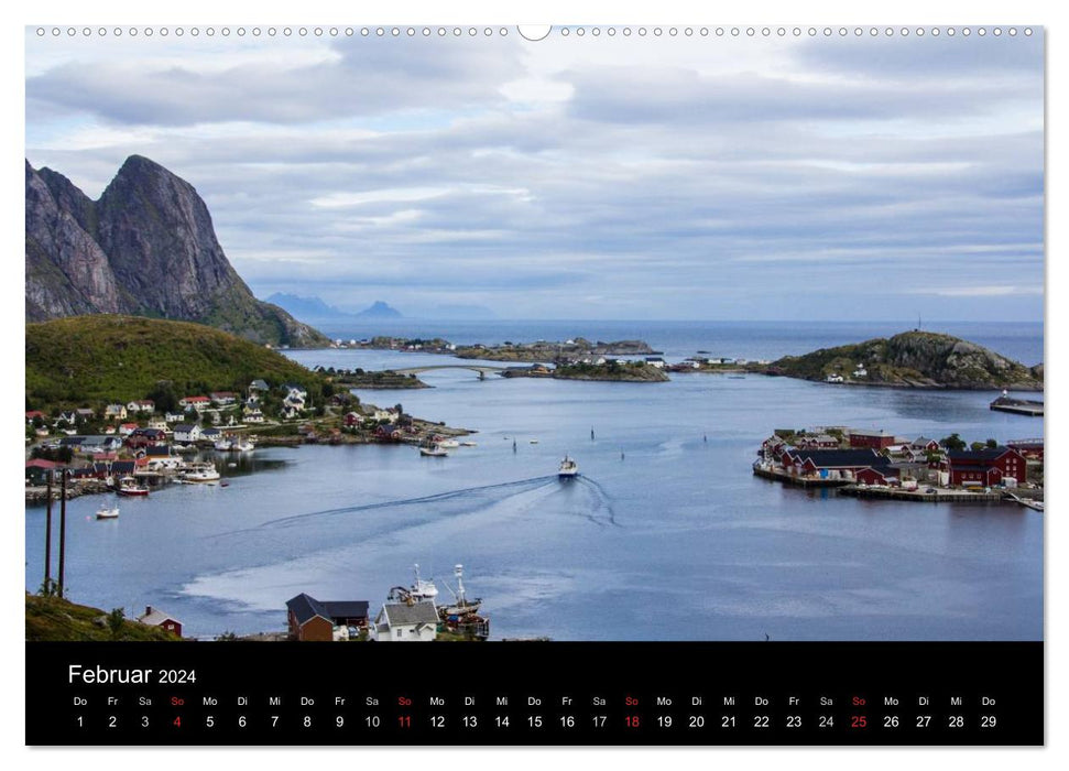 Lofoten - Norway between mountains and sea (CALVENDO wall calendar 2024) 