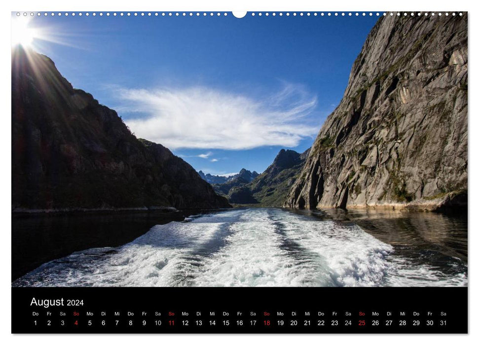 Lofoten - Norvège entre montagnes et mer (Calendrier mural CALVENDO 2024) 