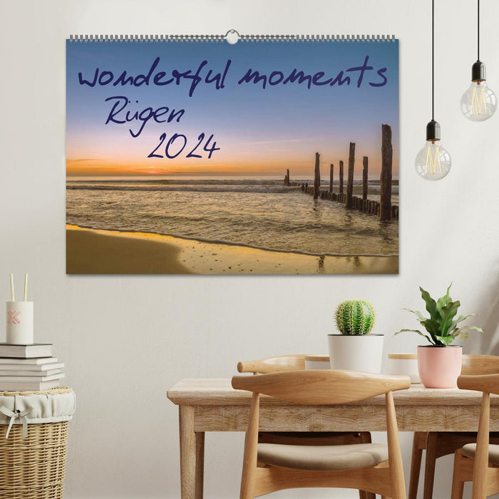 wonderful moments - Rügen 2024 (CALVENDO wall calendar 2024) 