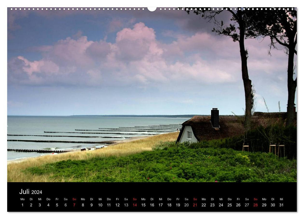 Fantastique côte de la mer Baltique (Calvendo Premium Wall Calendar 2024) 