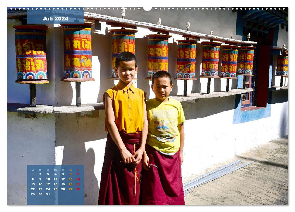 Sikkim – Buddhistisches Kleinod im Himalaya (CALVENDO Premium Wandkalender 2024)