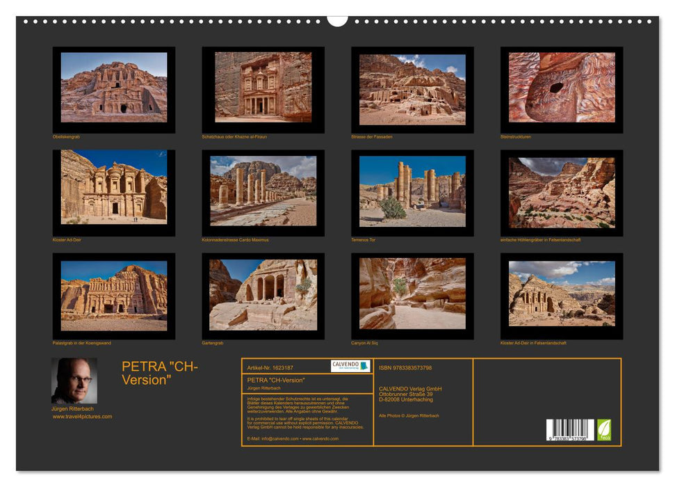 PETRA "CH version" (CALVENDO wall calendar 2024) 