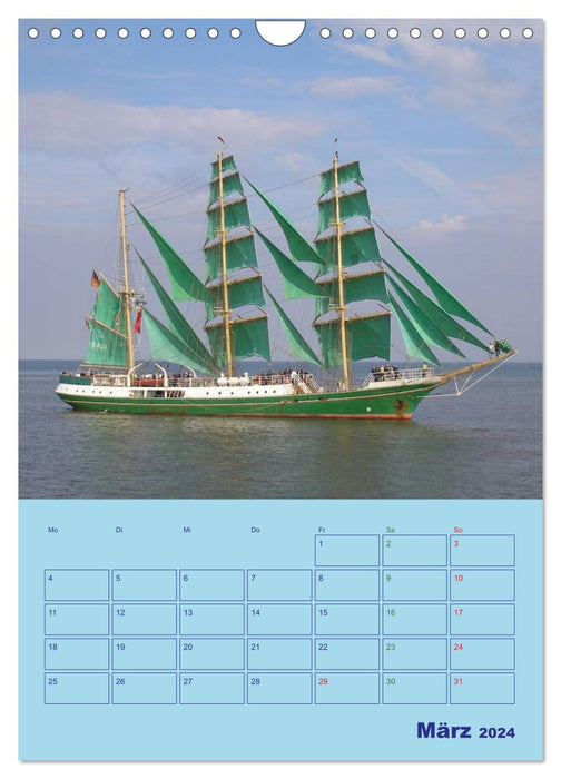 Sailor Romance 2024 (CALVENDO Wall Calendar 2024) 