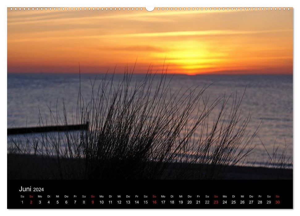 À la mer Baltique (Calvendo Premium Wall Calendar 2024) 