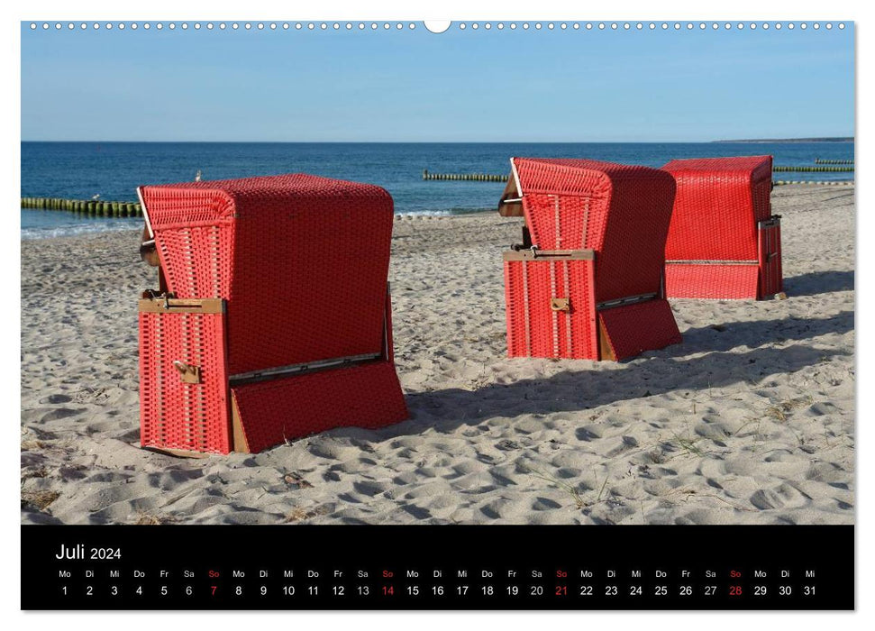 An der Ostsee (CALVENDO Premium Wandkalender 2024)