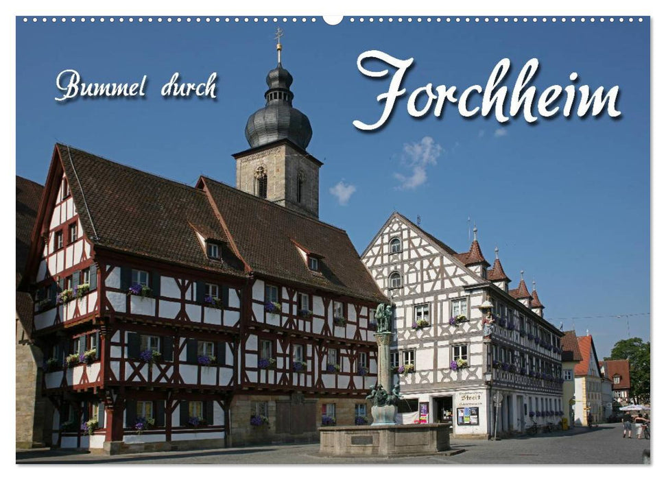 Flâner à Forchheim (Calendrier mural CALVENDO 2024) 