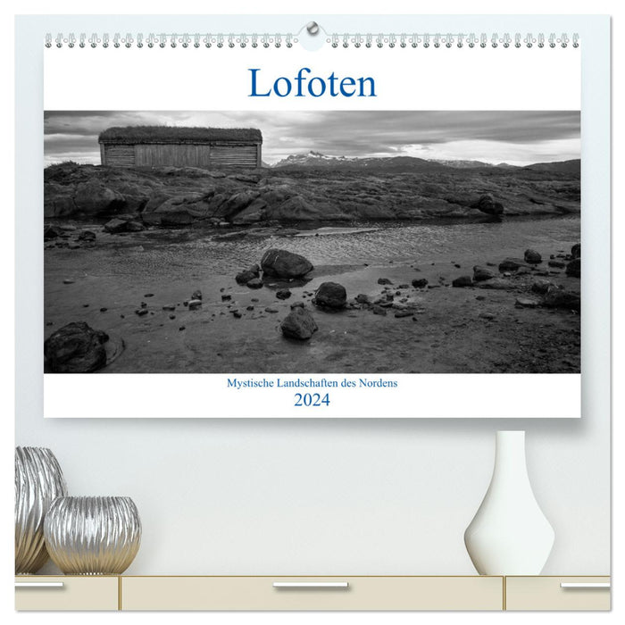 Lofoten - Paysages mystiques du nord (Calendrier mural CALVENDO Premium 2024) 