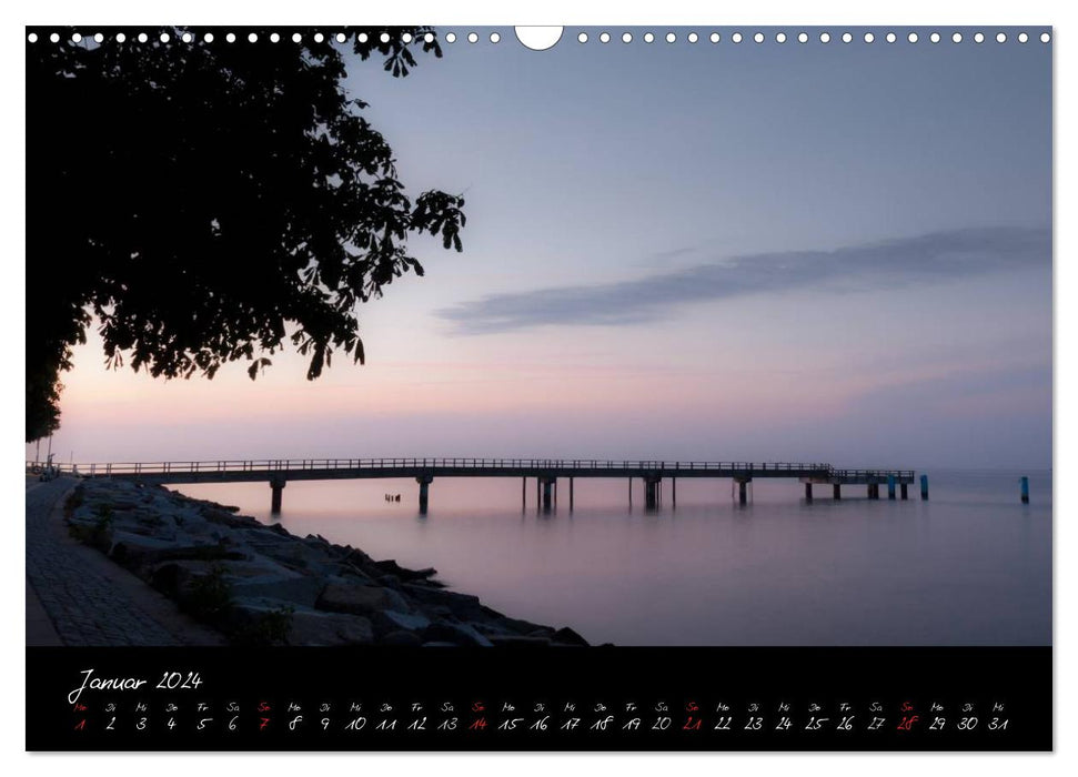 Sassnitz und Rügen (CALVENDO Wandkalender 2024)