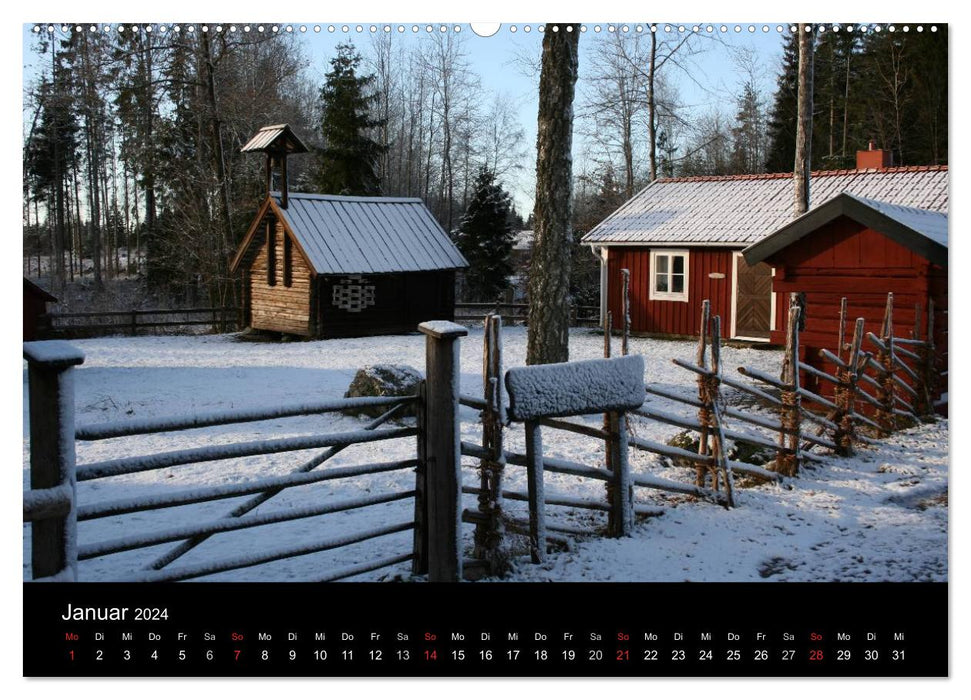 Sud de la Suède (Calvendo Premium Wall Calendar 2024) 