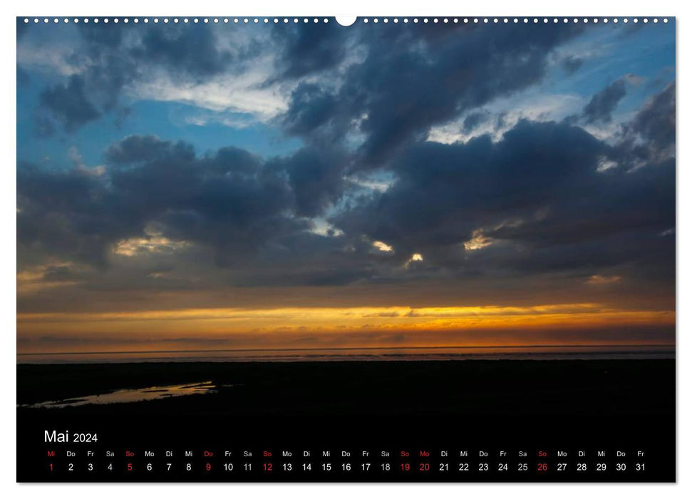 Wadden Sea (CALVENDO wall calendar 2024) 