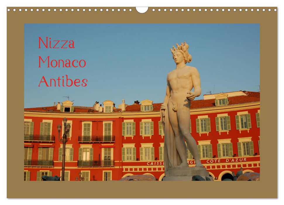 Nizza, Monaco, Antibes (CALVENDO Wandkalender 2024)