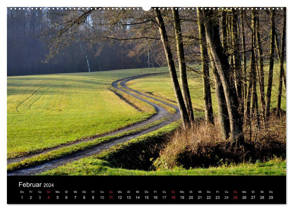 Paths 2024 (CALVENDO wall calendar 2024) 