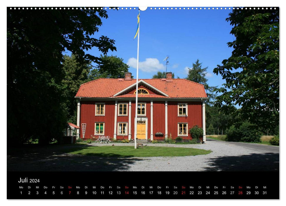 Sud de la Suède (calendrier mural CALVENDO 2024) 