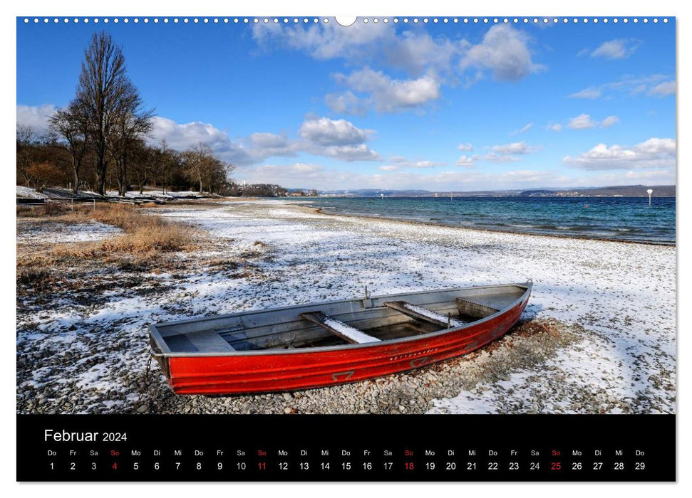 Lake Constance - shore landscapes in the most beautiful light 2024 (CALVENDO wall calendar 2024) 