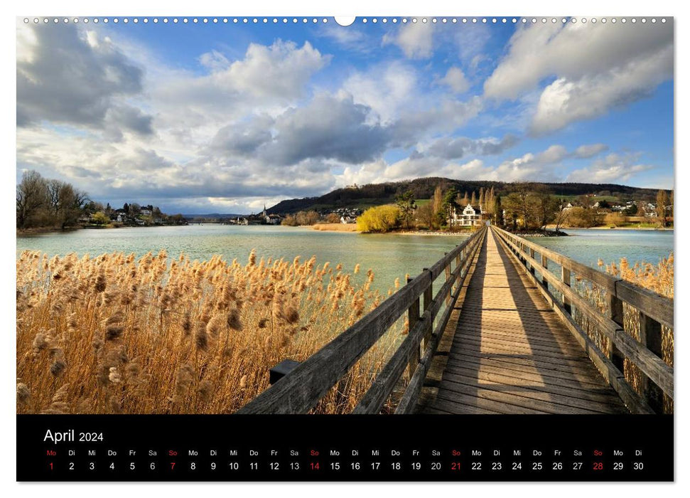 Lake Constance - shore landscapes in the most beautiful light 2024 (CALVENDO wall calendar 2024) 