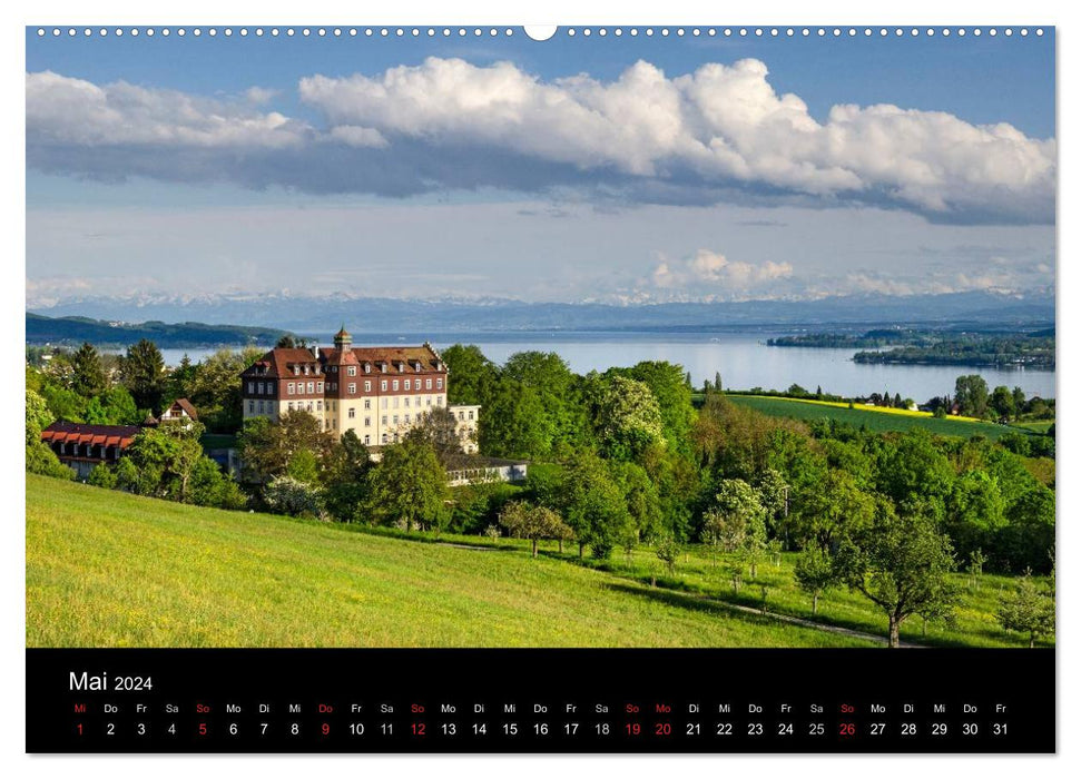 Lac de Constance - paysages riverains sous la plus belle lumière 2024 (calendrier mural CALVENDO 2024) 