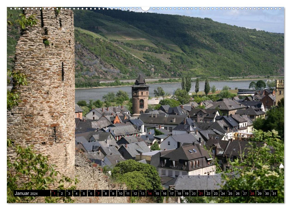 Oberwesel am Rhein (CALVENDO Premium Wandkalender 2024)