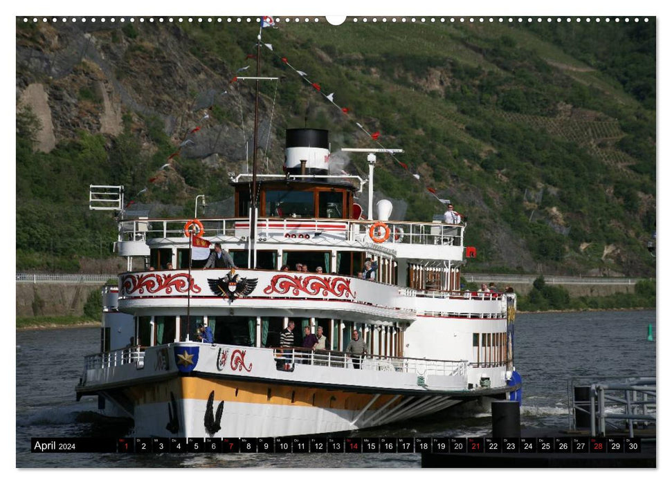 Oberwesel am Rhein (Calvendo Premium Calendrier mural 2024) 