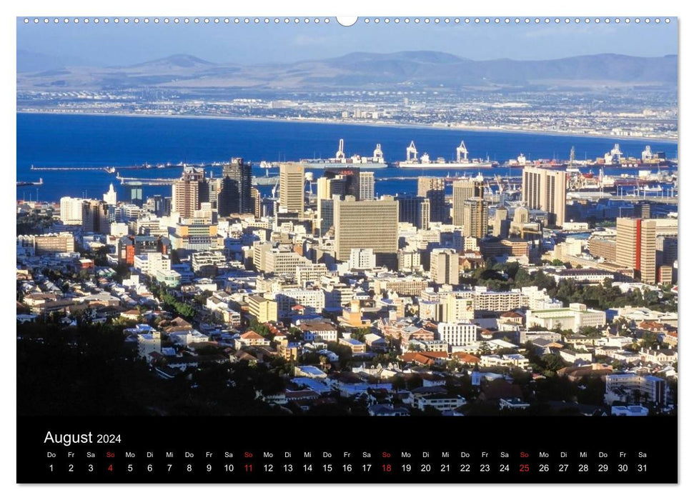 Cape Town, Winelands et Garden Route (calendrier mural CALVENDO 2024) 