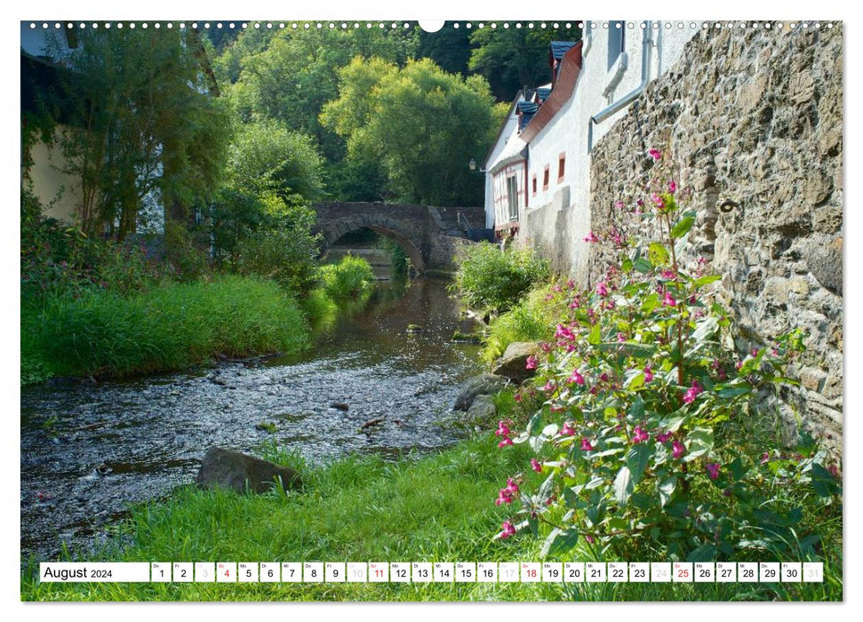 Streams, rivers, lakes - water in the Eifel (CALVENDO Premium Wall Calendar 2024) 