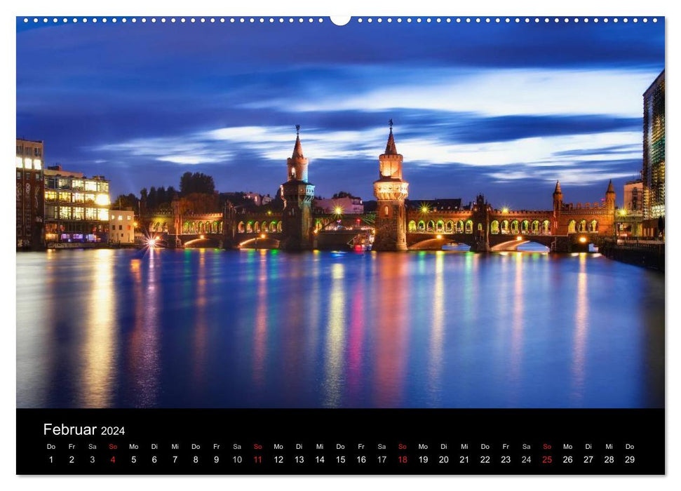 Berliner Stadtansichten (CALVENDO Premium Wandkalender 2024)