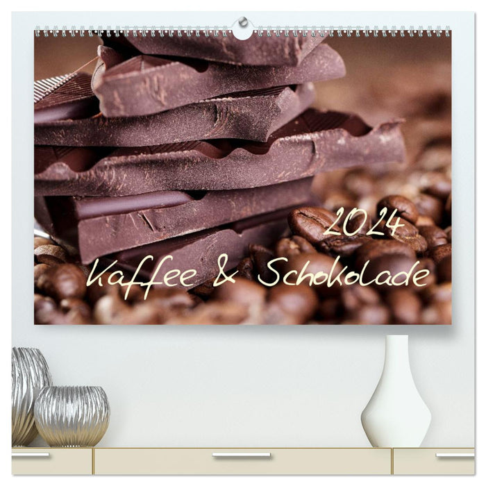 Café et chocolat (Calendrier mural CALVENDO Premium 2024) 