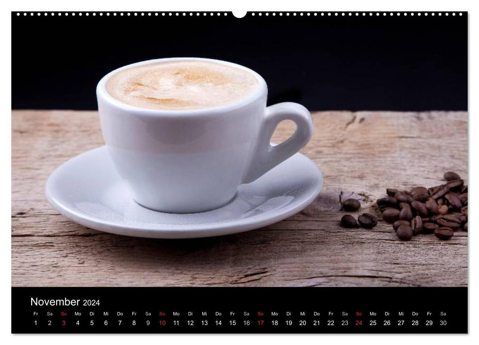 Kaffee & Schokolade (CALVENDO Premium Wandkalender 2024)