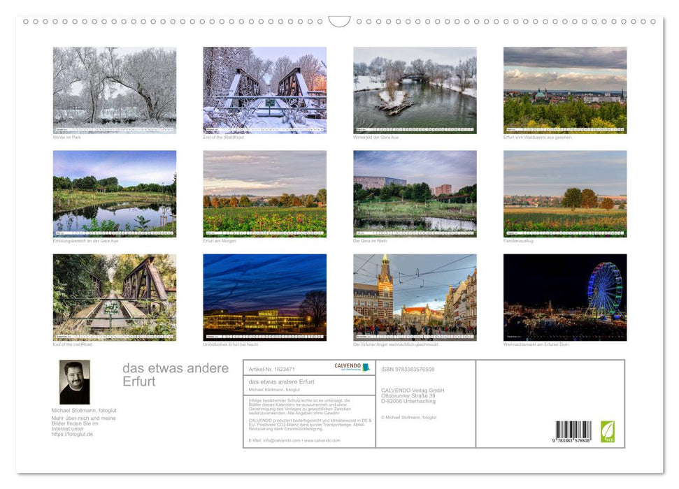 the slightly different Erfurt (CALVENDO wall calendar 2024) 