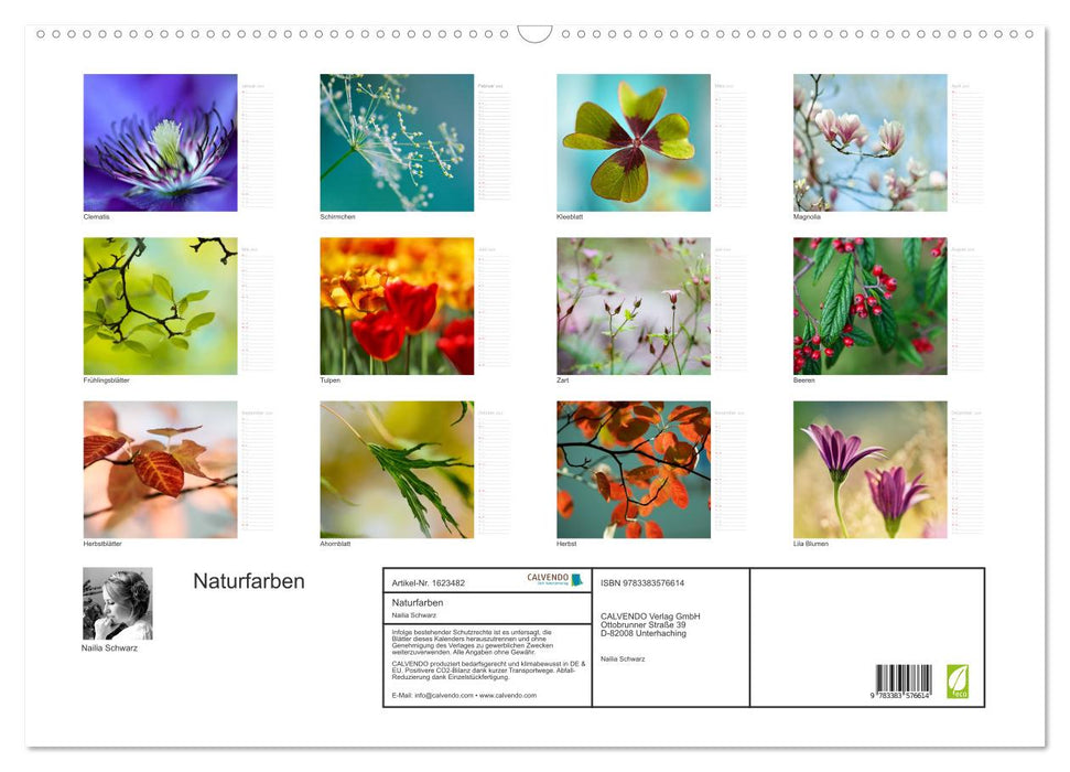 Natural colors (CALVENDO wall calendar 2024) 