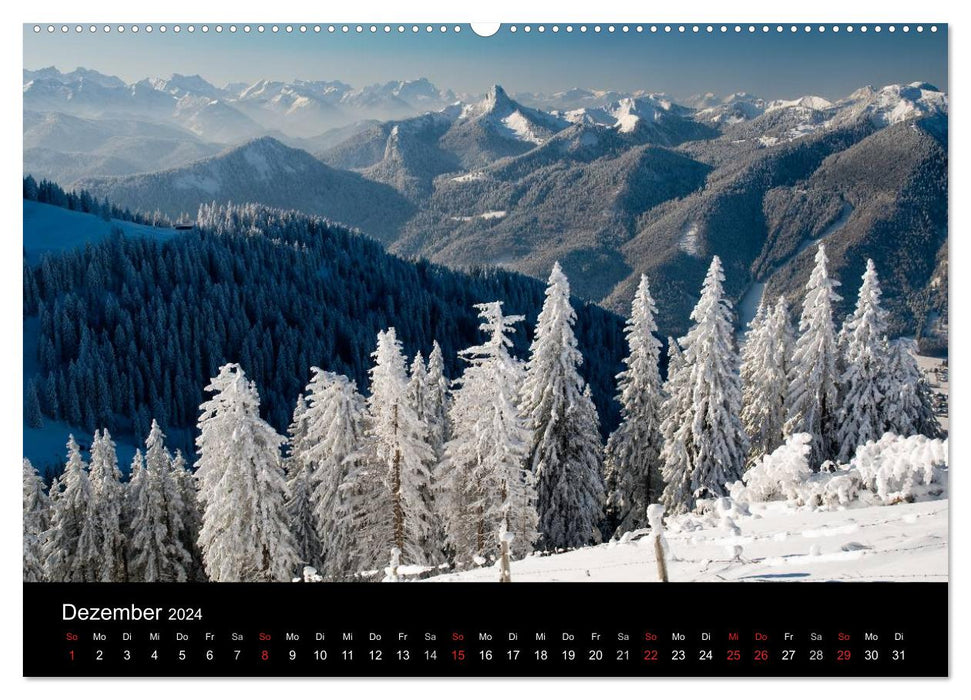 Berge, Täler & Seen (CALVENDO Premium Wandkalender 2024)