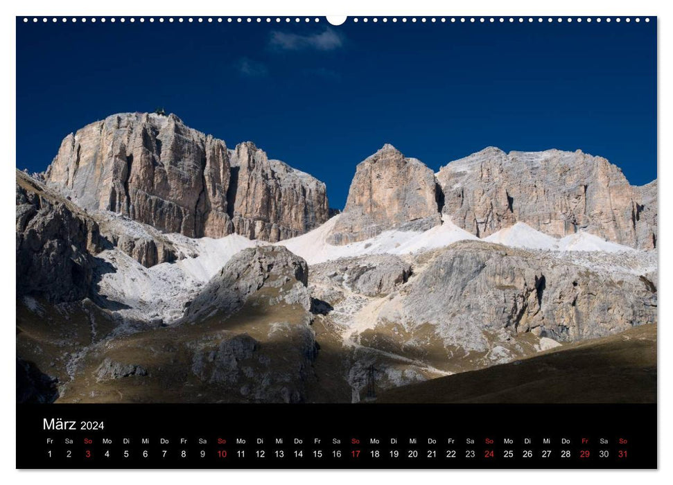 Mountains, Valleys &amp; Lakes (CALVENDO Premium Wall Calendar 2024) 