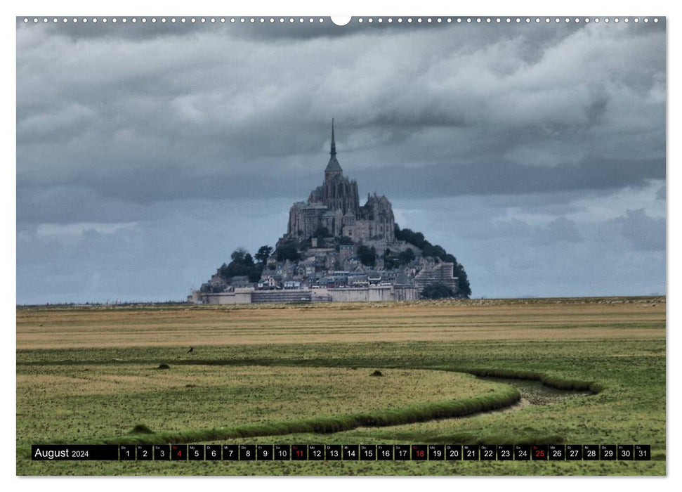 Normandie - der Norden Frankreichs (CALVENDO Premium Wandkalender 2024)