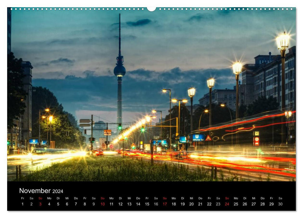 Berliner Stadtansichten (CALVENDO Wandkalender 2024)