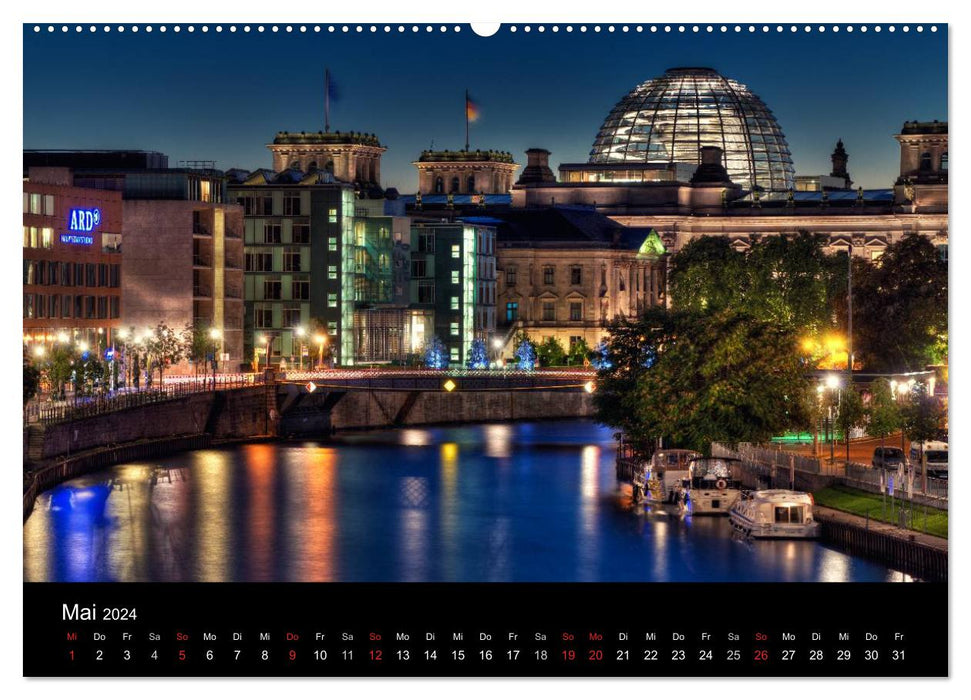 Berlin city views (CALVENDO wall calendar 2024) 