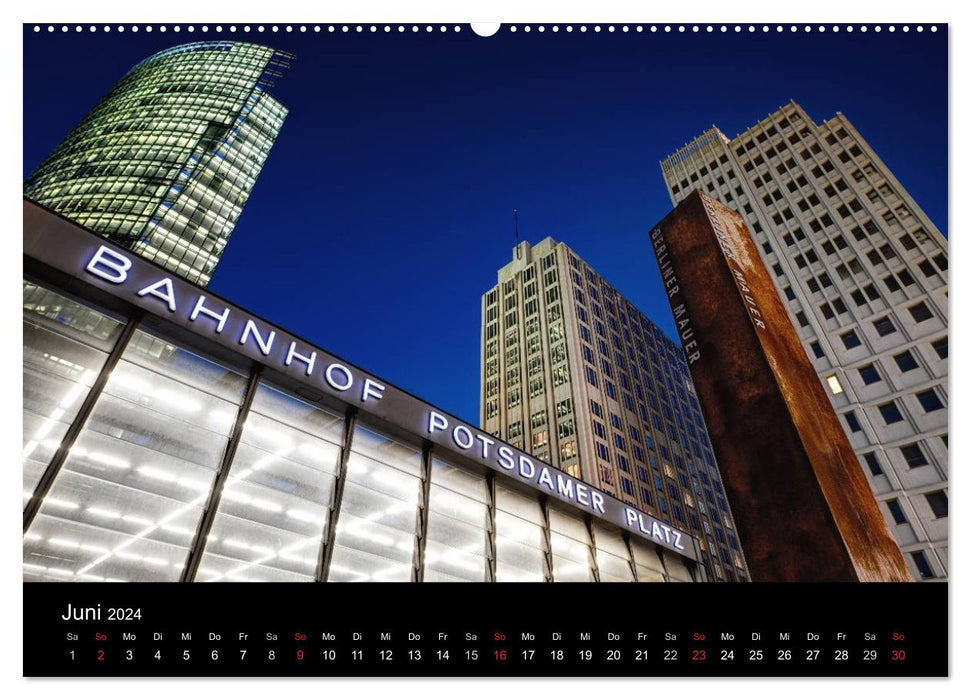 Berlin city views (CALVENDO wall calendar 2024) 