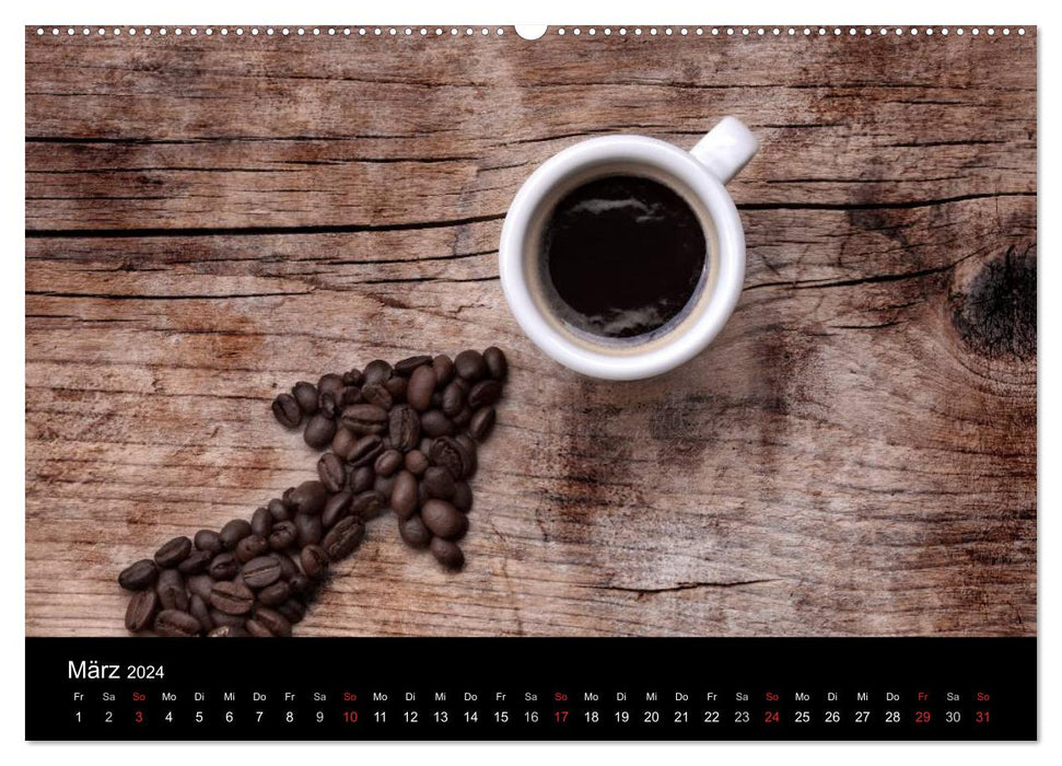 Kaffee & Schokolade (CALVENDO Wandkalender 2024)