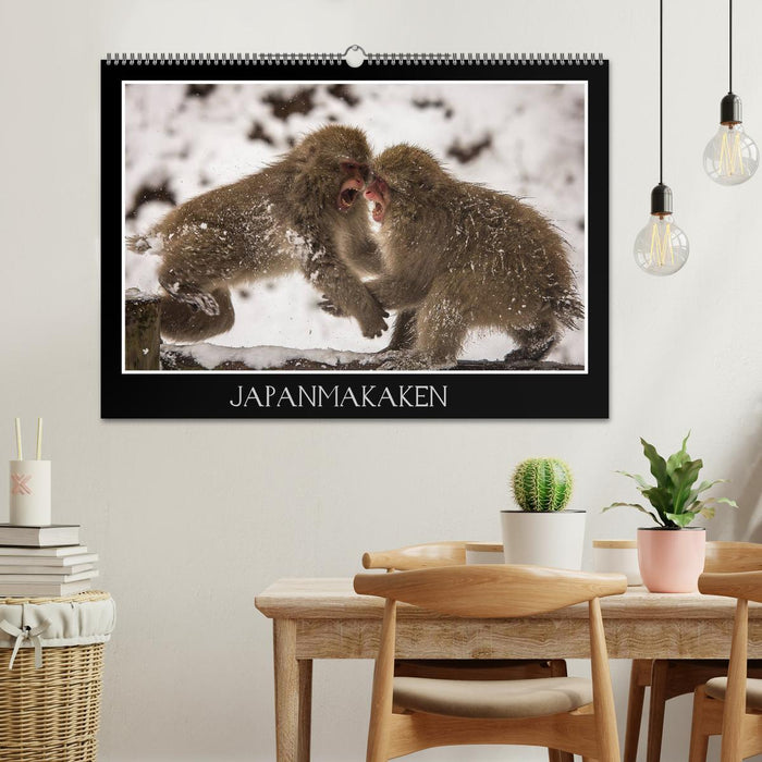 Japanese macaques (CALVENDO wall calendar 2024) 