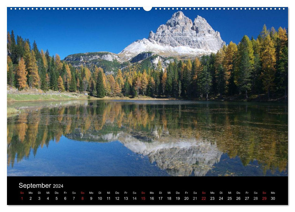 Mountains, valleys &amp; lakes (CALVENDO wall calendar 2024) 