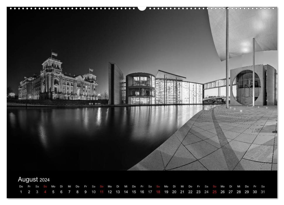 Berlin Monochrome (CALVENDO Premium Wandkalender 2024)