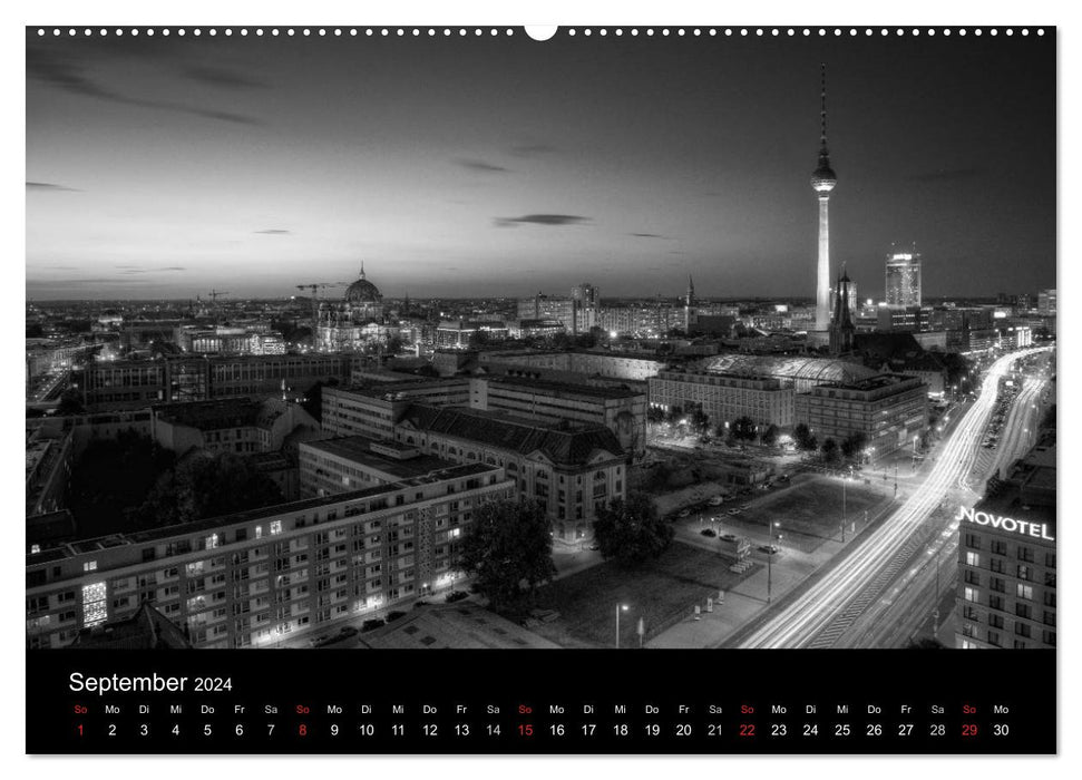 Berlin Monochrome (CALVENDO Premium Wall Calendar 2024) 