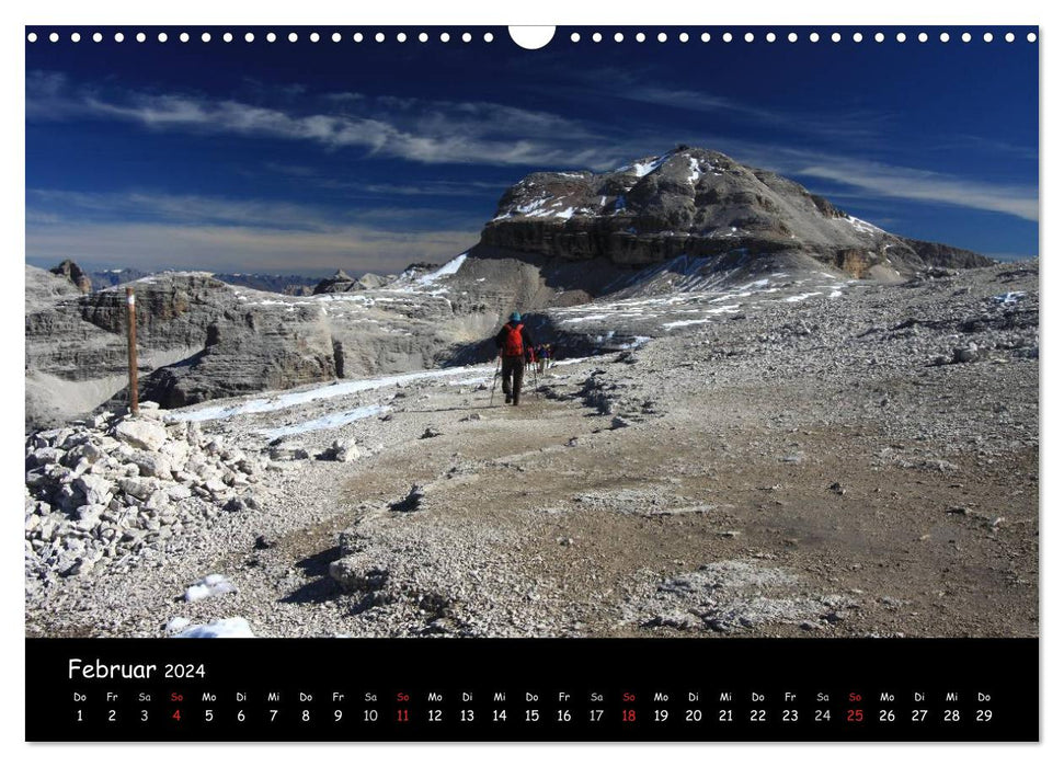 World Natural Heritage DOLOMITES (CALVENDO wall calendar 2024) 