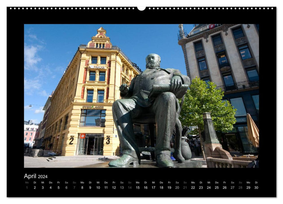 Oslo (CALVENDO Premium Wandkalender 2024)