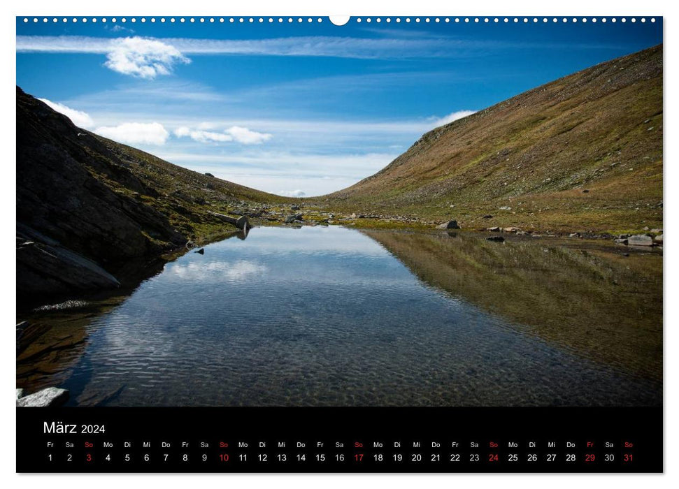 Norway - Alpine landscapes (CALVENDO Premium Wall Calendar 2024) 