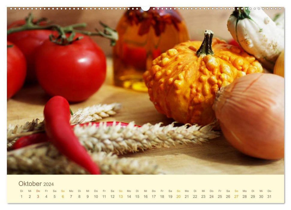 Delicacies from the kitchen (CALVENDO Premium Wall Calendar 2024) 