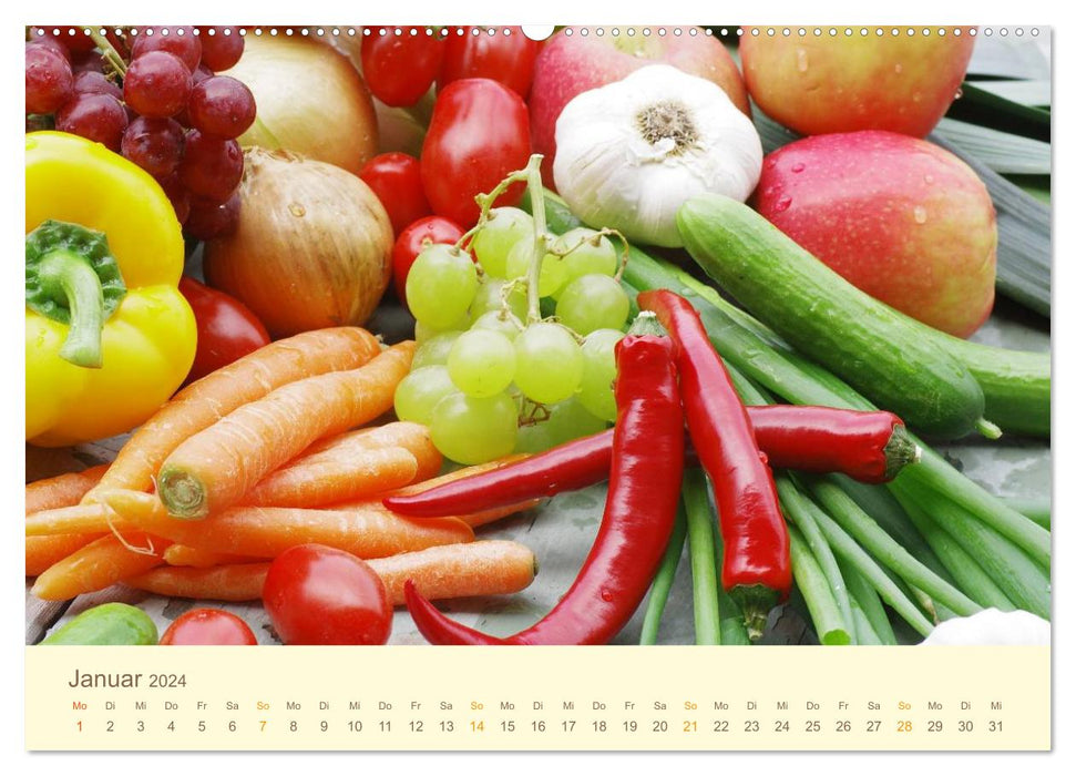 Delicacies from the kitchen (CALVENDO Premium Wall Calendar 2024) 