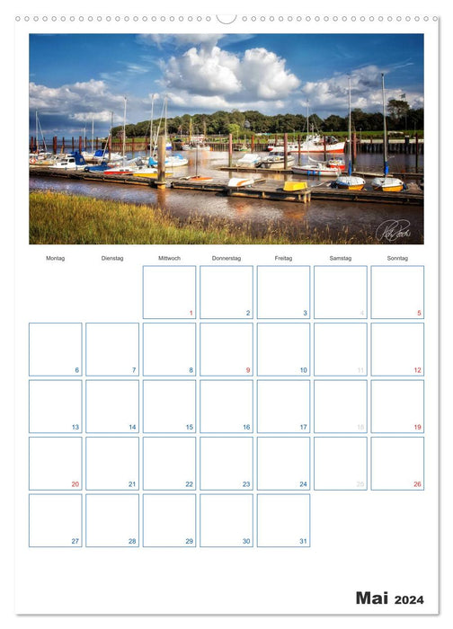 Friesland - North Sea resort Dangast (CALVENDO wall calendar 2024) 