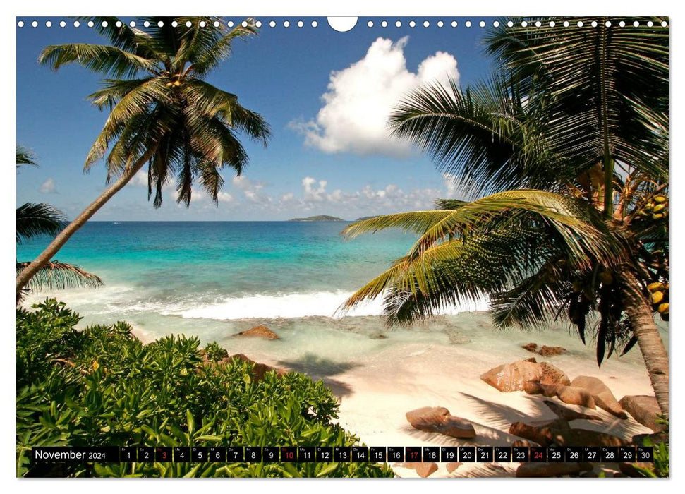 Seychelles (CALVENDO wall calendar 2024) 